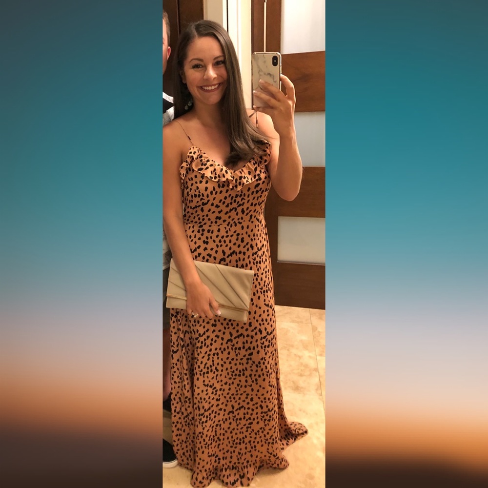 Forever 21 Leopard Maxi Dress